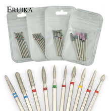 Load image into Gallery viewer, 6pcs/pack Diamond Nail Milling Cutter Rotary Burr for Nail Files Cuticle Clean Drill Bits Apparatus for Manicure Art Tools
