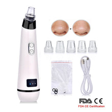 Load image into Gallery viewer, Facial Cleaner Nose Blackhead Remover Deep Pore Acne Pimple Removal Vacuum Suction Diamond T Zone Beauty Tool Face Household SPA
