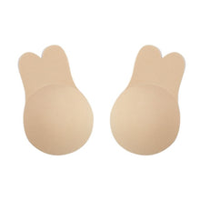 Load image into Gallery viewer, 2Pcs/Pair Women Invisible Bra Lifting Cute Rabbit Ear Chest Stickers Breathable Bio-Silicone Nipple Cover Anti-Sagging Chest Pad
