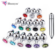 Load image into Gallery viewer, Runyu Smooth  Anal Toys Metal Butt Plug Masturbator for Man Anal Vibrators Anal Plug Private Goods for Men Adult Toys Sex Shop
