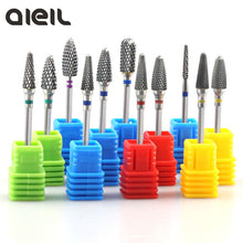 Load image into Gallery viewer, Tungsten Carbide Milling Cutter Burrs Nail Drill Bits Machine Nail Cutter Nail File Manicure For Machine Nail Art Accessories
