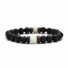 Load image into Gallery viewer, 18 Style Natural Stone Bead Bracelet Rock Hip-Hop Rock Street Culture Colorful Stone Man Bracelet Fashion Trendy Men Jewelry
