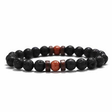 Load image into Gallery viewer, 18 Style Natural Stone Bead Bracelet Rock Hip-Hop Rock Street Culture Colorful Stone Man Bracelet Fashion Trendy Men Jewelry
