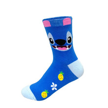 Load image into Gallery viewer, Disney Women Socks Cartoon Animal  mouse socks cute Kawaii Funny ankle Socks invisible Silicone slip Socks girl Cotton boat sock
