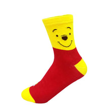 Load image into Gallery viewer, Disney Women Socks Cartoon Animal  mouse socks cute Kawaii Funny ankle Socks invisible Silicone slip Socks girl Cotton boat sock
