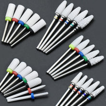 Load image into Gallery viewer, Timistory Ceramic Nail Drill Bit Electric Nail Milling Cutter for Manicure Pedicure Nail Art Accessoires Tool Remove Nail Polish
