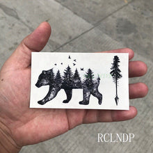 Load image into Gallery viewer, Waterproof Temporary Tattoo Stickers Moon Hill forest star Fake Tatto Flash Tatoo Tatouage Body Art Hand Foot for Girl Women Men
