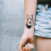 Load image into Gallery viewer, Waterproof Temporary Tattoo Stickers Moon Hill forest star Fake Tatto Flash Tatoo Tatouage Body Art Hand Foot for Girl Women Men
