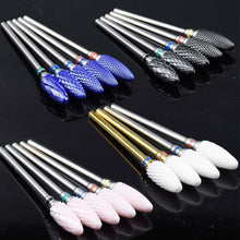 Load image into Gallery viewer, TIMISTORY 20 Type Ceramic Nail Drill Bit 3/32" Nail Milling Cutter Manicure Pedicure Drill Machine &amp; Accessory Nail Tools 2020
