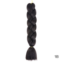 Load image into Gallery viewer, CHERIS HAIR Synthetic hair Braids Ombre Braiding Hair Extension Box Braid Hair Pink Purple Yellow Golden Colors Crochet braids
