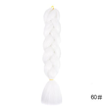 Load image into Gallery viewer, CHERIS HAIR Synthetic hair Braids Ombre Braiding Hair Extension Box Braid Hair Pink Purple Yellow Golden Colors Crochet braids
