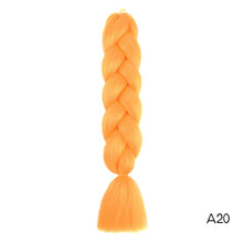 Load image into Gallery viewer, CHERIS HAIR Synthetic hair Braids Ombre Braiding Hair Extension Box Braid Hair Pink Purple Yellow Golden Colors Crochet braids
