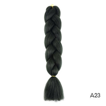 Load image into Gallery viewer, CHERIS HAIR Synthetic hair Braids Ombre Braiding Hair Extension Box Braid Hair Pink Purple Yellow Golden Colors Crochet braids
