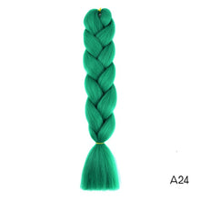 Load image into Gallery viewer, CHERIS HAIR Synthetic hair Braids Ombre Braiding Hair Extension Box Braid Hair Pink Purple Yellow Golden Colors Crochet braids
