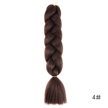 Load image into Gallery viewer, CHERIS HAIR Synthetic hair Braids Ombre Braiding Hair Extension Box Braid Hair Pink Purple Yellow Golden Colors Crochet braids
