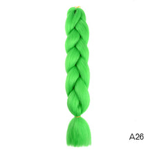 Load image into Gallery viewer, CHERIS HAIR Synthetic hair Braids Ombre Braiding Hair Extension Box Braid Hair Pink Purple Yellow Golden Colors Crochet braids
