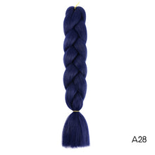 Load image into Gallery viewer, CHERIS HAIR Synthetic hair Braids Ombre Braiding Hair Extension Box Braid Hair Pink Purple Yellow Golden Colors Crochet braids
