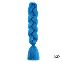 Load image into Gallery viewer, CHERIS HAIR Synthetic hair Braids Ombre Braiding Hair Extension Box Braid Hair Pink Purple Yellow Golden Colors Crochet braids
