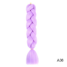 Load image into Gallery viewer, CHERIS HAIR Synthetic hair Braids Ombre Braiding Hair Extension Box Braid Hair Pink Purple Yellow Golden Colors Crochet braids
