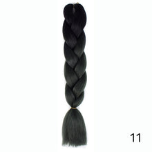 Load image into Gallery viewer, CHERIS HAIR Synthetic hair Braids Ombre Braiding Hair Extension Box Braid Hair Pink Purple Yellow Golden Colors Crochet braids
