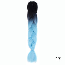 Load image into Gallery viewer, CHERIS HAIR Synthetic hair Braids Ombre Braiding Hair Extension Box Braid Hair Pink Purple Yellow Golden Colors Crochet braids
