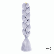 Load image into Gallery viewer, CHERIS HAIR Synthetic hair Braids Ombre Braiding Hair Extension Box Braid Hair Pink Purple Yellow Golden Colors Crochet braids
