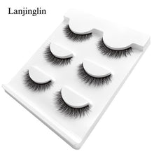 Load image into Gallery viewer, New 3 pairs natural false eyelashes fake lashes long makeup 3d mink lashes extension eyelash mink eyelashes for beauty #X11
