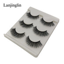 Load image into Gallery viewer, New 3 pairs natural false eyelashes fake lashes long makeup 3d mink lashes extension eyelash mink eyelashes for beauty #X11
