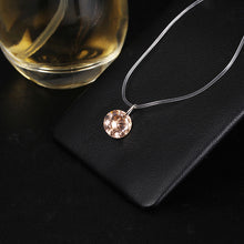 Load image into Gallery viewer, 2020 New mermaid tear necklace Meteorite pendant transparent fishing line Invisible women's necklace Jewelry clavicle chain
