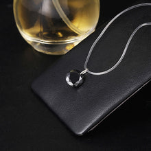 Load image into Gallery viewer, 2020 New mermaid tear necklace Meteorite pendant transparent fishing line Invisible women's necklace Jewelry clavicle chain
