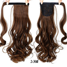 Load image into Gallery viewer, MUMUPI Women Fashion Thick Hair Wrap Around Ponytail 1Pc Clip In PonyTail Straight Extension Headwear
