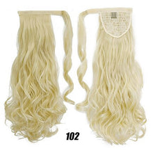 Load image into Gallery viewer, MUMUPI Women Fashion Thick Hair Wrap Around Ponytail 1Pc Clip In PonyTail Straight Extension Headwear
