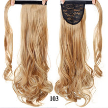 Load image into Gallery viewer, MUMUPI Women Fashion Thick Hair Wrap Around Ponytail 1Pc Clip In PonyTail Straight Extension Headwear
