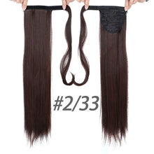Load image into Gallery viewer, MUMUPI Women Fashion Thick Hair Wrap Around Ponytail 1Pc Clip In PonyTail Straight Extension Headwear
