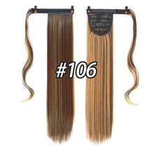 Load image into Gallery viewer, MUMUPI Women Fashion Thick Hair Wrap Around Ponytail 1Pc Clip In PonyTail Straight Extension Headwear
