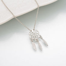 Load image into Gallery viewer, Fashion dream catcher series Jewelry necklace Feather Necklace Long Sweater Chain Statement Jewelry choker Necklace for Women
