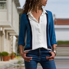 Load image into Gallery viewer, Women Blouses 2020 Fashion Long Sleeve Turn Down Collar Office Shirt Leisure Blouse Shirt Casual Tops Plus Size Blusas Femininas
