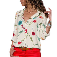Load image into Gallery viewer, Women Blouses 2020 Fashion Long Sleeve Turn Down Collar Office Shirt Leisure Blouse Shirt Casual Tops Plus Size Blusas Femininas
