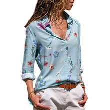 Load image into Gallery viewer, Women Blouses 2020 Fashion Long Sleeve Turn Down Collar Office Shirt Leisure Blouse Shirt Casual Tops Plus Size Blusas Femininas
