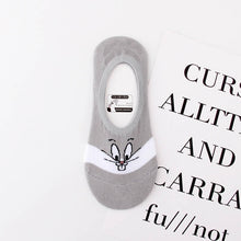 Load image into Gallery viewer, Cute Cartoon Women Causal Cotton Socks Looney Tunes Comfortable Tweety Bunny Wolf Invisible Men Socks No Show Socks Dropshipping
