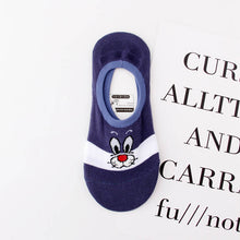 Load image into Gallery viewer, Cute Cartoon Women Causal Cotton Socks Looney Tunes Comfortable Tweety Bunny Wolf Invisible Men Socks No Show Socks Dropshipping
