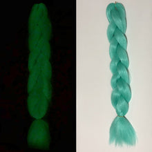 Load image into Gallery viewer, ELEGANT MUSES 24inch Pink Synthetic Crochet Hair Jumbo Braid Hair Yaki Soft Hair Ombre Crochet Braiding Hair Extension For Braid
