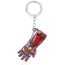 Load image into Gallery viewer, RJ The Avengers 4 Thor Hammer Metal Keychains The Dark World Weapon Iron Man Keyring For Women Movie Fans Jewelry Accessories
