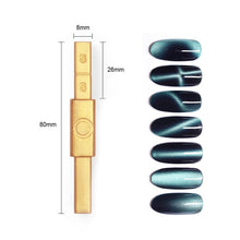 Load image into Gallery viewer, Magnetic Stick Nail Tools for 3D Cat Eye Gel Polish Magnetic Pen Strong Magic DIY Phantom Effect DIY Magnetic Board
