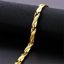 Load image into Gallery viewer, Men's Bracelets Abrray Magnetic Hematite Copper Bracelet with Hook Buckle Clasp Therapy Bangles Man Health Care Jewelry
