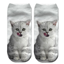 Load image into Gallery viewer, Unisex Lovely Socks Anti-slip Elastic Ankle Cartoon Cat Pattern Adult 3D Pattern

