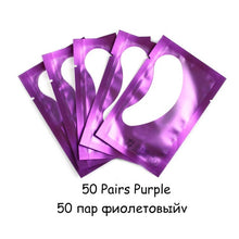 Load image into Gallery viewer, 20/50/100 pairs Eyelash Extension Paper Patch Grafted Eye Stickers Eyelash Under Eye Pads Lint Free Hydrating Eye Paper Patches
