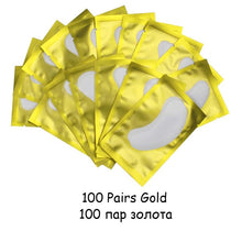 Load image into Gallery viewer, 20/50/100 pairs Eyelash Extension Paper Patch Grafted Eye Stickers Eyelash Under Eye Pads Lint Free Hydrating Eye Paper Patches
