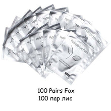 Load image into Gallery viewer, 20/50/100 pairs Eyelash Extension Paper Patch Grafted Eye Stickers Eyelash Under Eye Pads Lint Free Hydrating Eye Paper Patches
