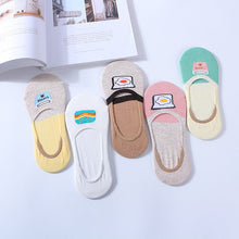 Load image into Gallery viewer, 28 Style 10 Piece=5 Pairs/lot Cute Harajuku Animal Socks Women Summer Korean Cat Bear Rabbit Funny Low Cut Ankle Sock Happy Sox
